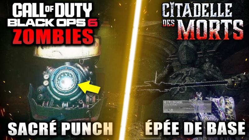 COD BO6 Zombies - Citadelle des Morts : DEBLOQUER LE SACRÉ PUNCH & L'ÉPEE DE BASE (Call of Duty BO6)