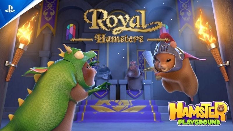 Hamster Playground - Royal Hamsters DLC Trailer | PS5 & PS4 Games