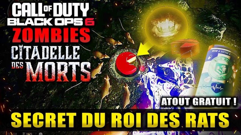 Call Of Duty BO6 Zombies - Citadelle des Morts : Faire Le SECRET du ROI DES RATS (ATOUT GRATUIT 🔥)