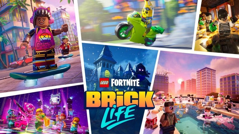 Lego Fortnite semble croiser le chemin de GTA VI dans le nouveau pack de contenu "Brick Life".