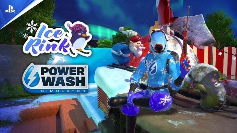 PowerWash Simulator - Trailer du contenu saisonnier Patinoire | PS5, PS4