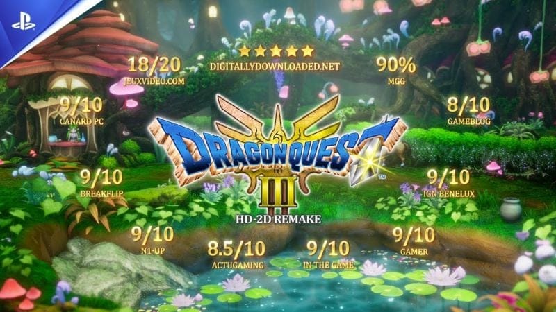 DRAGON QUEST III HD-2D Remake - Trailer des avis de la presse | PS5