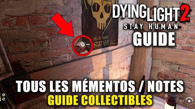 DYING LIGHT 2 : Tous les MÉMENTOS / NOTES (Emplacements) GUIDE Collectibles & Archiviste