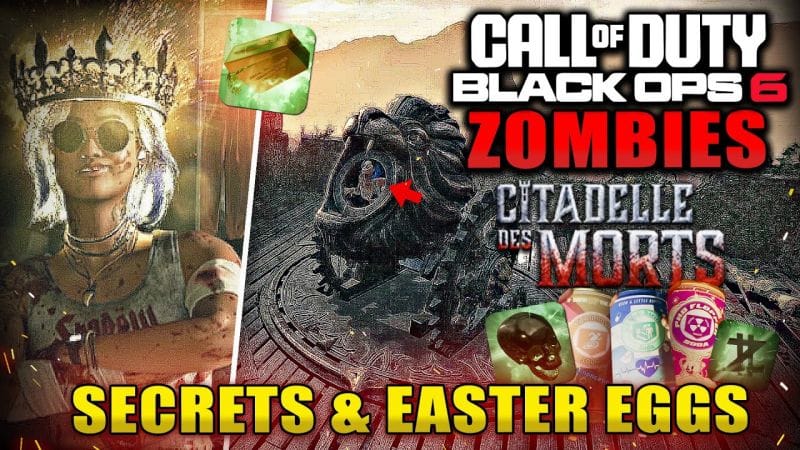 Tous Les EASTER EGGS Secondaires DE LA CITADELLE DES MORTS ! (Secrets et BONUS Black Ops 6 Zombies)
