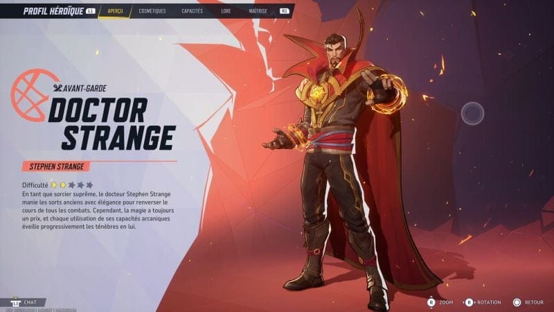 Docteur Strange : Capacités, stats, costumes | Guide Marvel Rivals