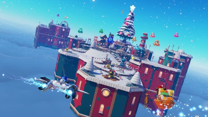 Astro Bot célèbre la fin d'année avec une nouvelle mise à jour sur le thème de l'hiver et un niveau bonus
