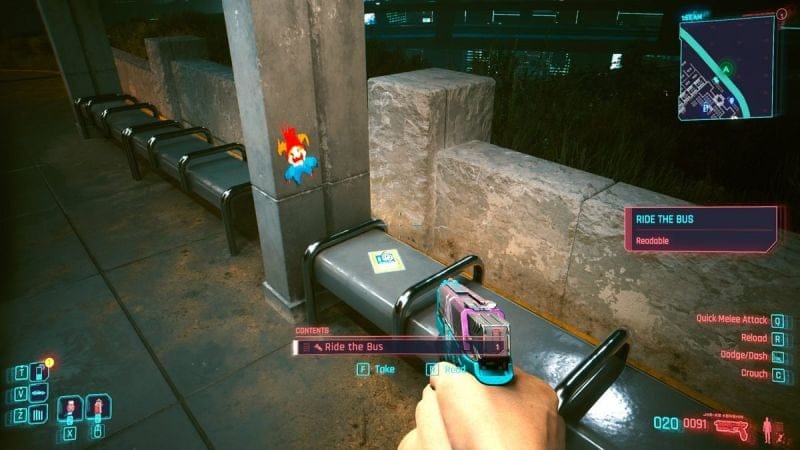 Les joueurs de Cyberpunk 2077 découvrent une quête inédite au  Patch 2.2, basée sur un jeu indé célèbre