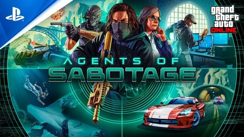 GTA Online - Trailer de lancement d'Agents Saboteurs - VOSTFR - 4K | PS5, PS4