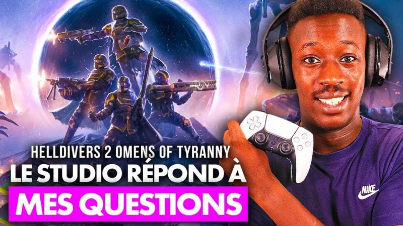 Helldivers 2 Omens of Tyranny : Les DÉVELOPPEURS répondent à MES QUESTIONS ! 😍