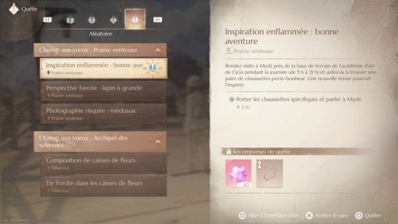 Quelles chaussettes porter pour Inspiration enflammée : bonne aventure | Guide Infinity Nikki