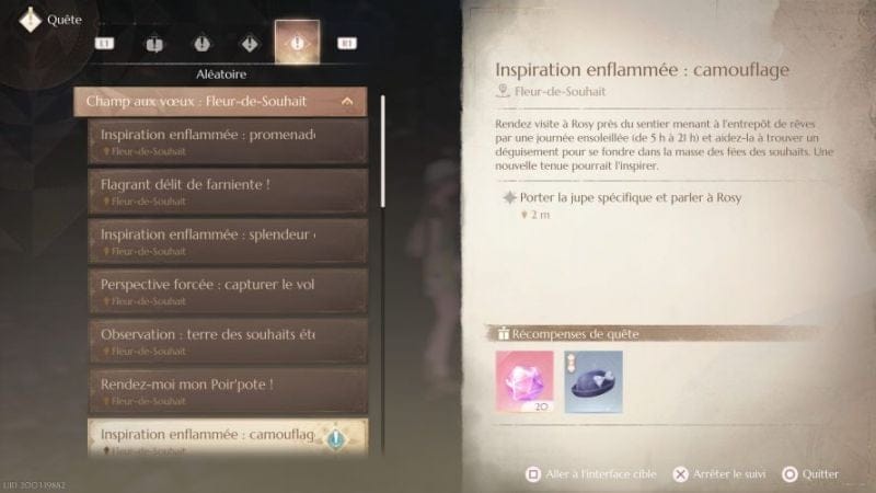 Quelle jupe porter pour Inspiration enflammée : camouflage | Guide Infinity Nikki