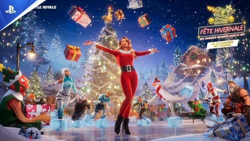 Fortnite - Trailer cinématique de la Fête hivernale 2024 avec Mariah Carey | PS5, PS4