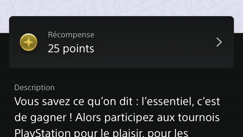 25 points, points finaux !