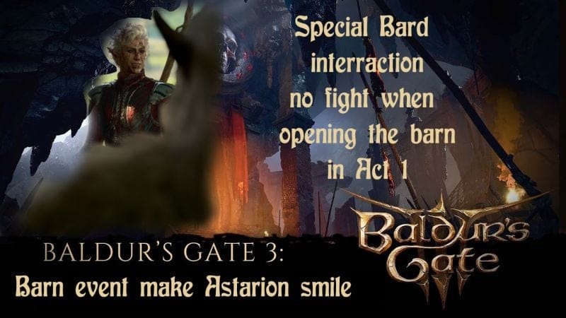 Interaction spéciale Build Barde pour la grange Acte 1