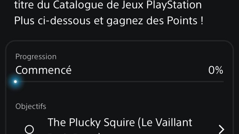 50 points pour débuter
