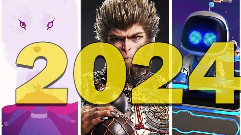 Top 2024 : voici nos 5 meilleurs jeux de l'année et notre GOTY aussi