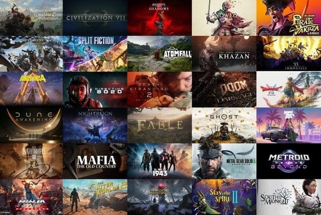 2025 sera une année incroyable pour le jeu vidéo !