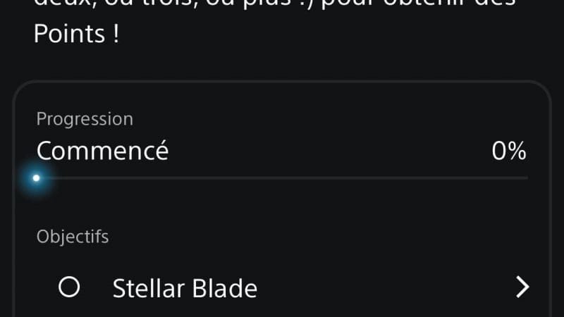 La réduction sur Stellar Blade je la vois pas sur l’apply
