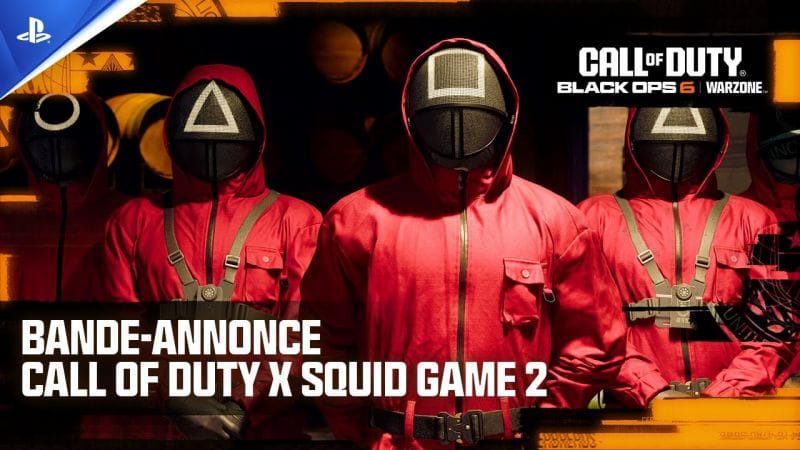 Call of Duty : Black Ops 6 & Warzone - Trailer Call of Duty x Squid Game | PS5, PS4