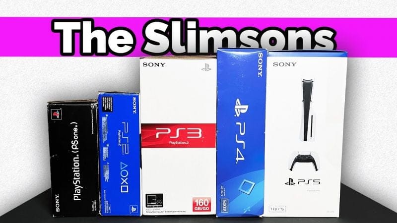 Unboxing every PlayStation Slim Console | Sony PS1, PS2, PS3, PS4, PS5 Slim + Gameplay