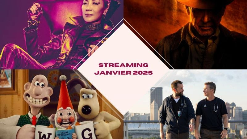 Programme streaming : découvrez les films et séries de janvier 2025