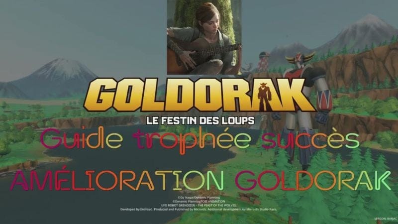 GOLDORAK GUIDE Trophée succès, Amélioration DE GOLDORAK au MAX (FARMES ARÈNE)