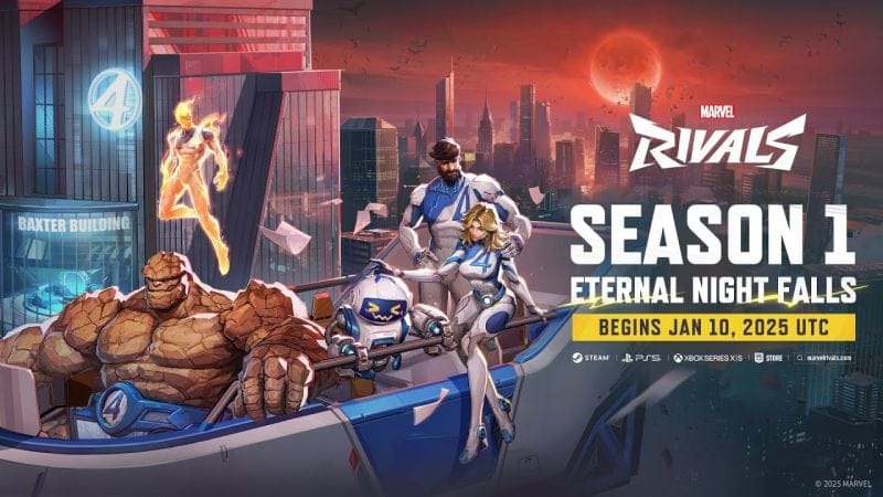Marvel Rivals : La saison 1 en compagnie des 4 Fantastiques débutera le 10 janvier, nouveau trailer