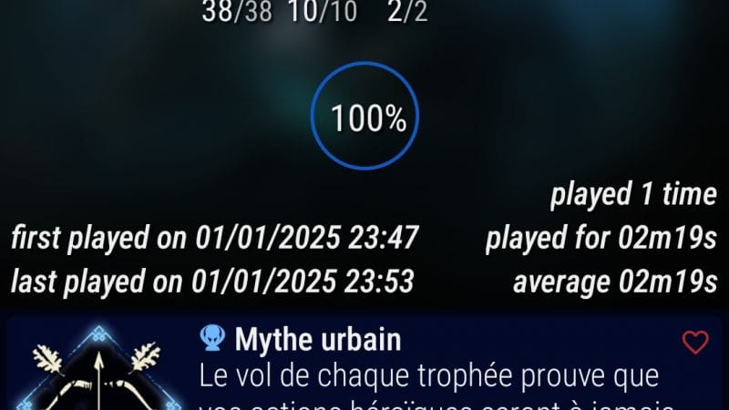 Platine 301 - Hood Outlaws & Legends ps4 en 1 min