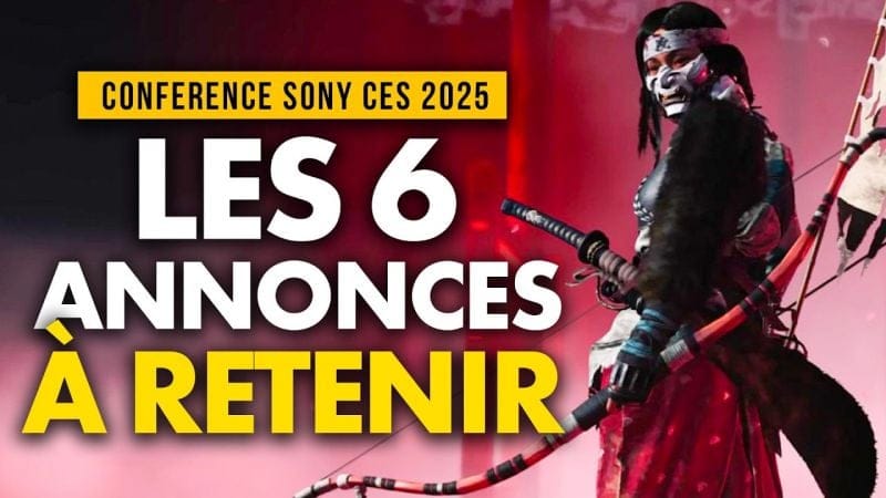 SONY CES 2025 : Les 6 ANNONCES à retenir ! 🔥 (Ghost of Tsushima Legends, TLOU Saison 2, Horizon...)