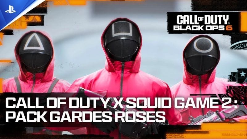 Call of Duty : Black Ops 6 & Warzone - Trailer du Pack Gardes roses - Squid Game 2 | PS5, PS4