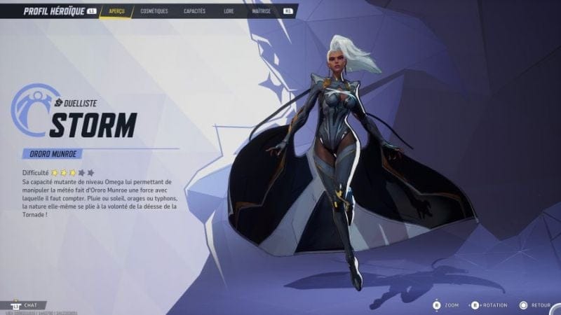 Storm : Capacités, stats, costumes | Guide Marvel Rivals