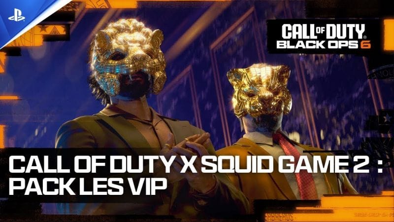 Call of Duty : Black Ops 6 & Warzone - Trailer du Pack Les VIP - Squid Game 2 | PS5, PS4