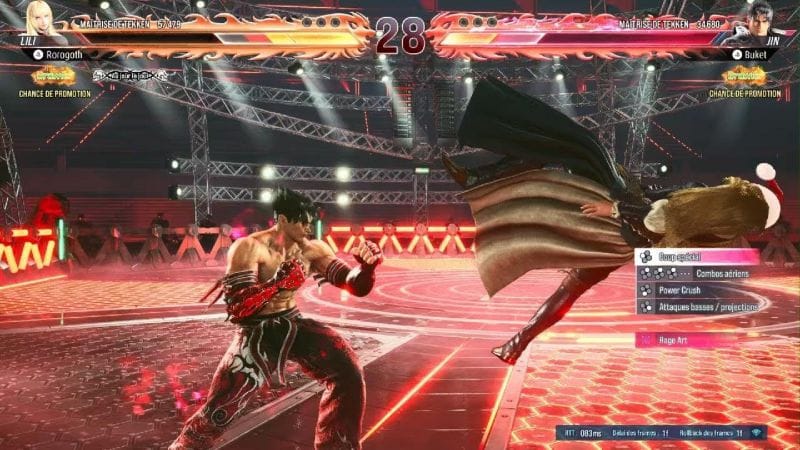 TEKKEN8 Lili vs jin ( go promotion  au rang ranger )