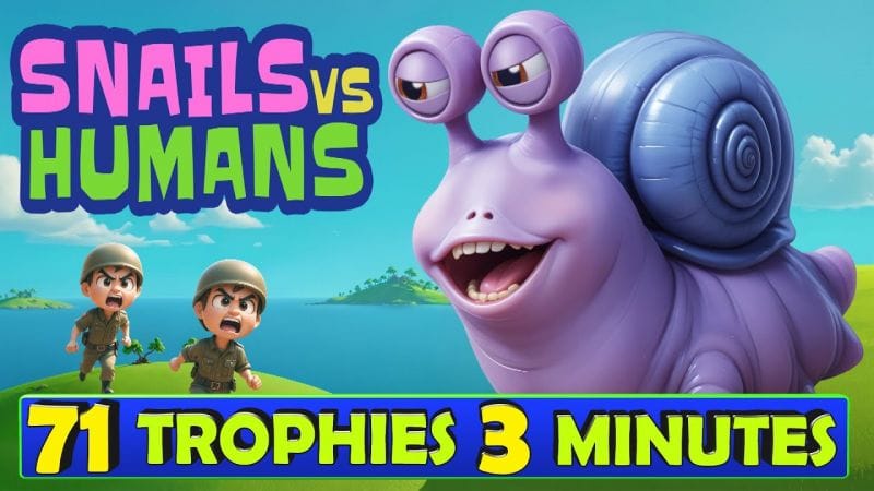 Easy & Quick Platinum With 71 Trophies - Snails vs Humans Quick Trophy Guide