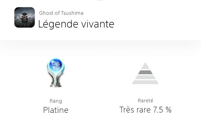 Platine 12 : Ghost of Tshushima