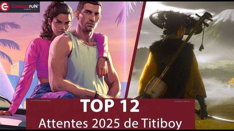 TOP 12 : Les JEUX VIDÉO 2025 les PLUS ATTENDUS par Titiboy (GTA 6, Death Stranding 2...) ! 🔥