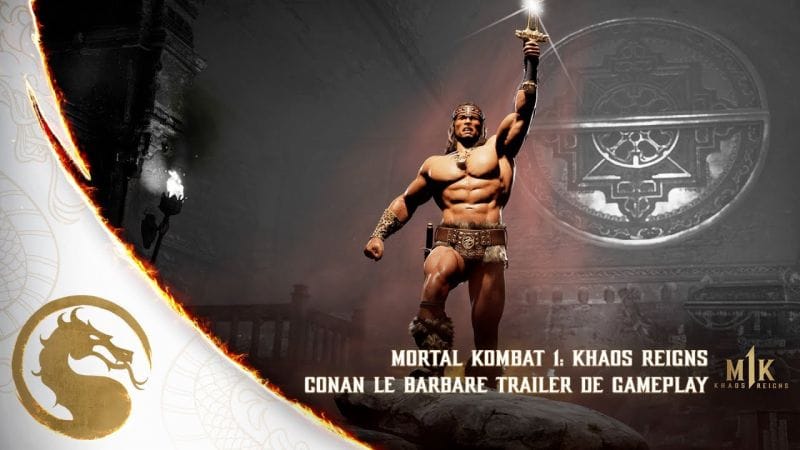 Conan le Barbare vient présenter ses muscles saillants dans Mortal Kombat 1