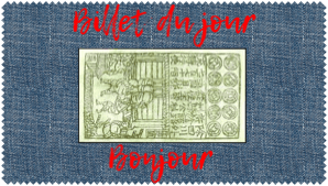 Billet du jour, bonjour 18/01/25 aujourd’hui donc à l’heure