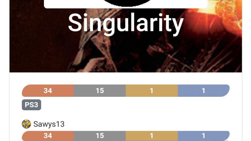 Platine 305 - Singularity ps3 en 45h