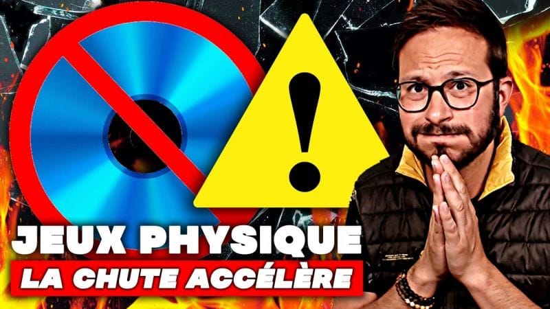 Jeux Vidéo Physiques : les ventes S'EFFONDRENT ❌ Les chiffres font TRÈS MAL 😥