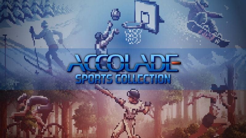 Un compilation de vieux jeux de sport de feu l'éditeur Accolade - Playscope