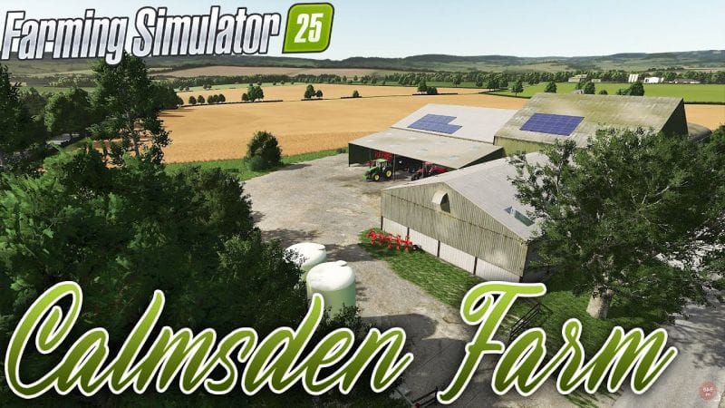Calmsden Farm: Un VRAI terrain reproduit sur FARMING SIMULATOR 25 !!😲😱