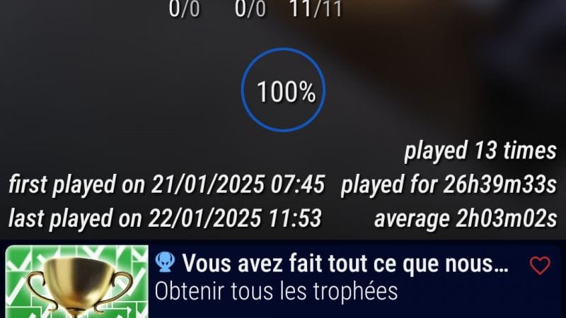 Platine 306 - The Stanley Parable ps5 en 26h