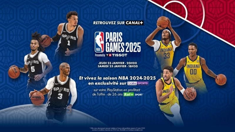 Rendez-vous sur CANAL+ pour le NBA Paris Games 2025 !