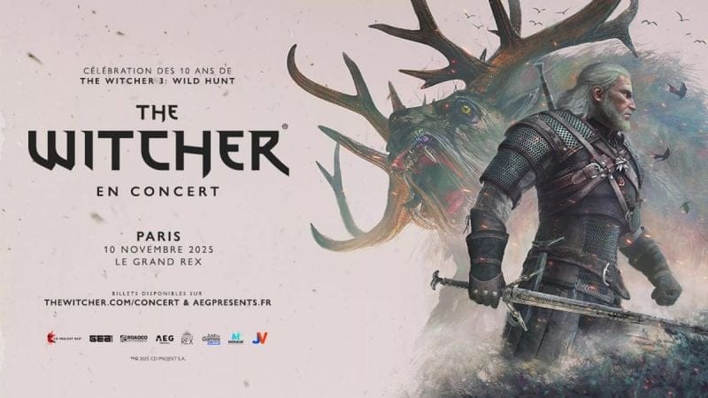 Tout savoir sur le futur concert anniversaire de The Witcher III à Paris