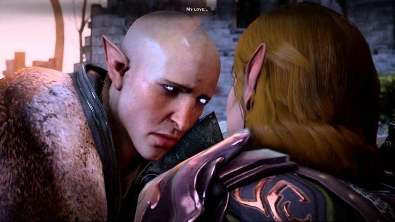Solas Romance - The final kiss (Dragon Age Inquisition - Trespasser DLC)