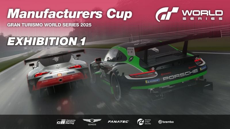 Ouverture de l'événement Gran Turismo World Series 2025 - Exhibition 1 - Manufacturers Cup - Mode Sport - Gran Turismo 7 - gran-turismo.com