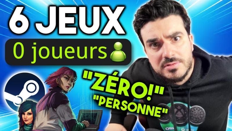 6 jeux vidéo avec ZÉRO JOUEURS ACTUELLEMENT !