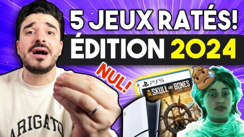5 JEUX VIDÉO FOIRÉS de 2024 !