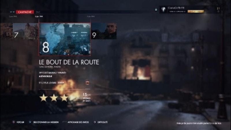 Sniper Elite résistance - Mission 8 Le bout de la route - Difficulté Authentique
